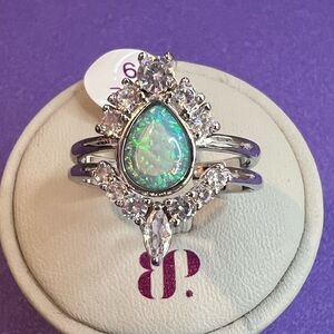 Bomb Party October 2024 Birthday Ring, “Elegant Always”, size 9